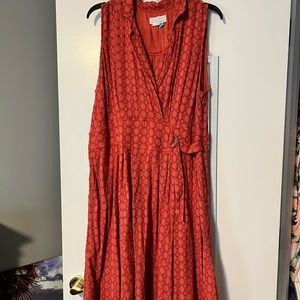 Anthropologie Elm Collared Dress